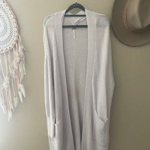 Free People M Long Cardigan